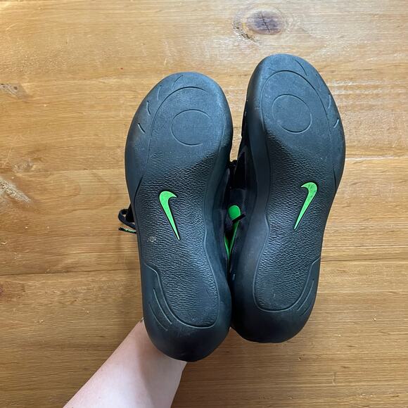 Nike Zoom Rotational 5 Men’s 8.5 Track & Field Shoes Black Volt Green 685134-035 - Picture 7 of 8